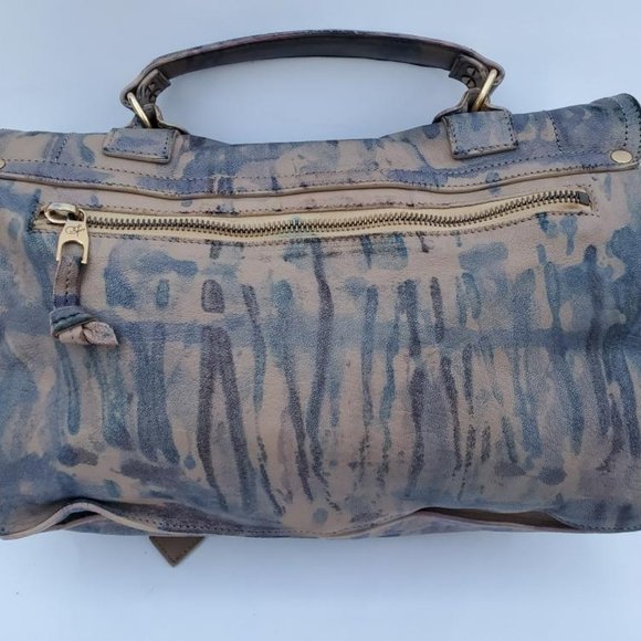 Proenza Schouler PS1 bag painted stripes gray blue purple beige black tan purple - Picture 5 of 12